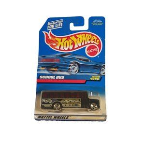 Hot Wheels School Bus Graphics #1055 Mattel 1999